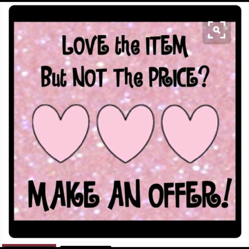 All reasonable offer accepted!